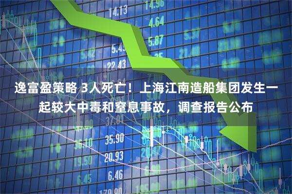 逸富盈策略 3人死亡！上海江南造船集团发生一起较大中毒和窒息事故，调查报告公布