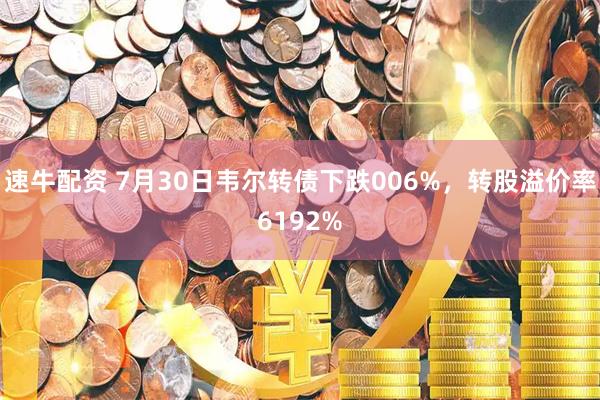 速牛配资 7月30日韦尔转债下跌006%，转股溢价率6192%