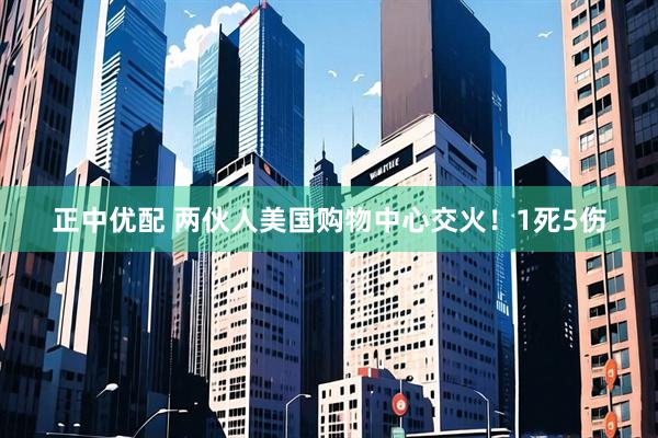 正中优配 两伙人美国购物中心交火！1死5伤